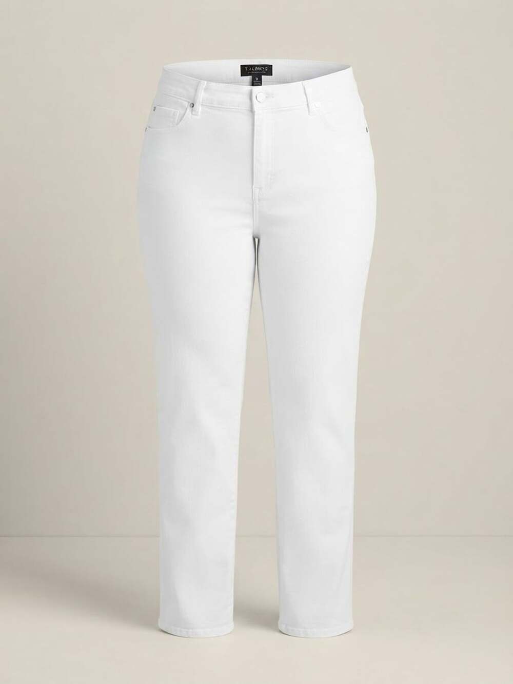 Talbots Simply Flattering 5-Pocket White Jeans Size 16